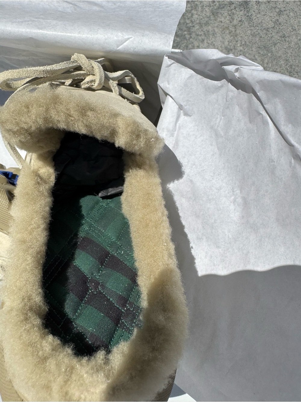 Burberry EKD Shearling-Lined Suede Mules Clay EU 41 - Picture 13 of 17